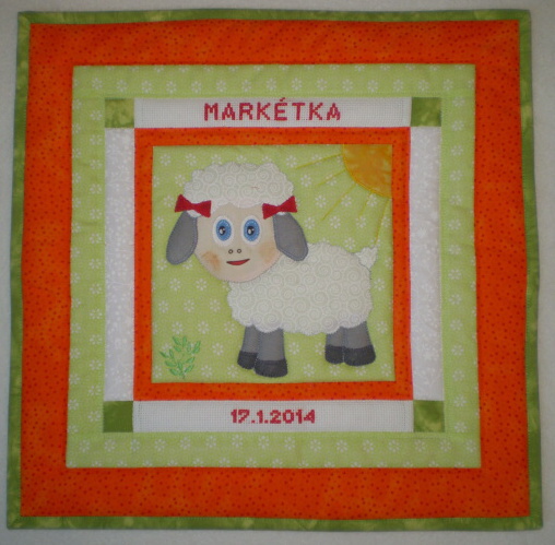 Vaďka - polštářek- ovečka 2 pro Markétku