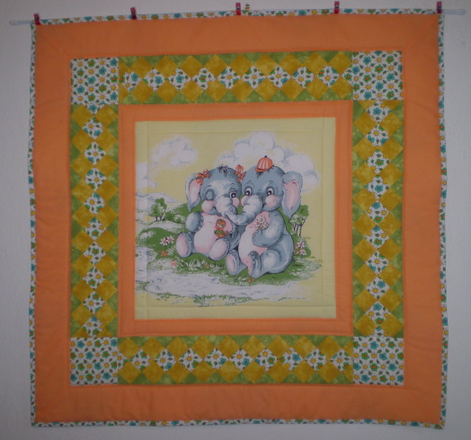 Vlaďka - polštářek - slůňátka