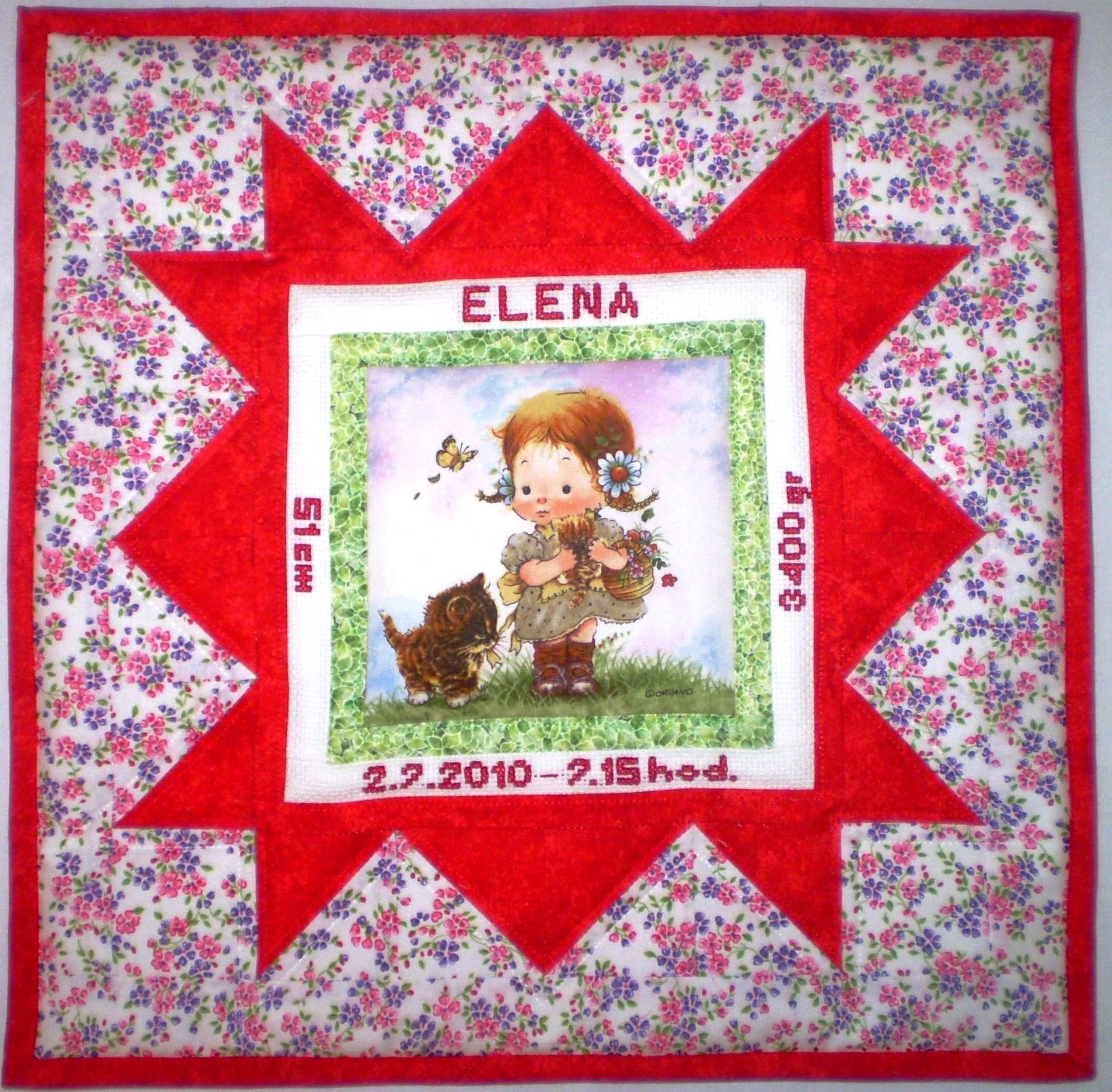 Vlaďka - polštářek pro Ellen