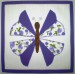 Vlaďka - prostírka  - motýl 2 - aplikace